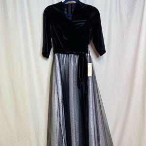 TS Couture size 8 velvet and tulle gown